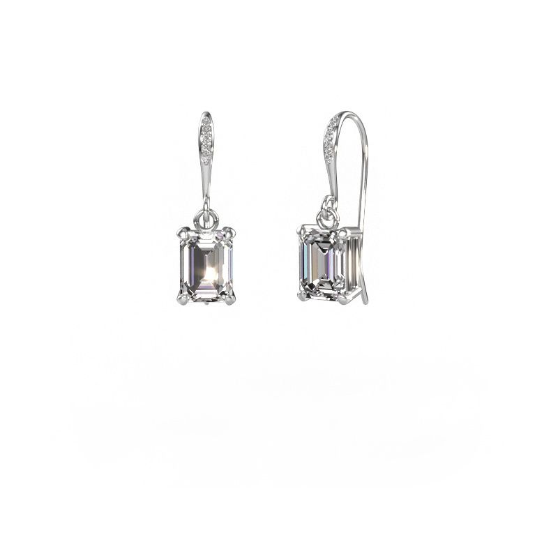 Ohrhänger Laurie EME 2 585 Weißgold Zirkonia 7x5 mm