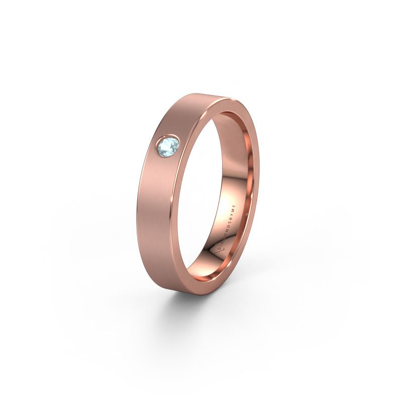 Ehering WH0101L14AM 585 Roségold Aquamarin ±4x1.7 mm