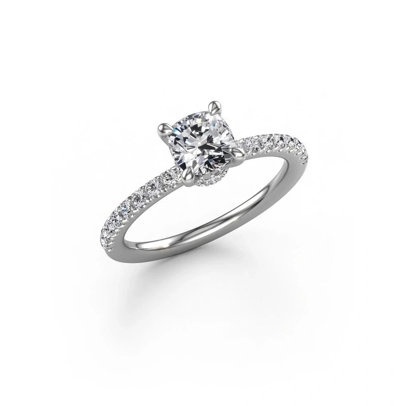 Verlovingsring Crystal CUS 4 950 platina lab-grown diamant 1.31 crt