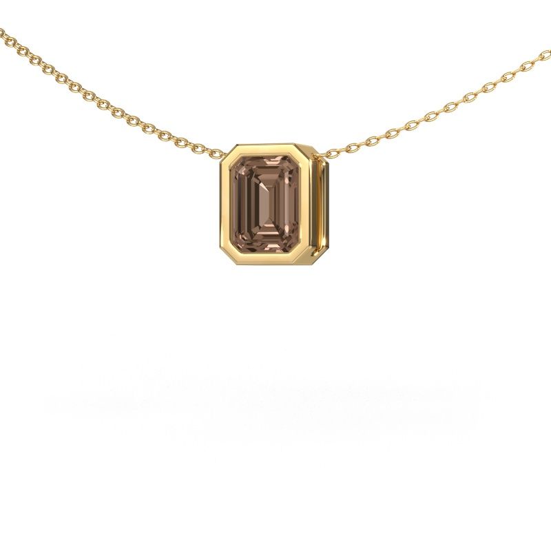 Pendentif Lavon EME 585 or jaune diamant brun 1.75 crt