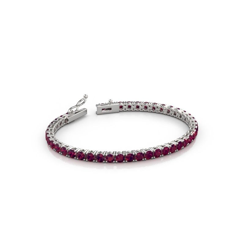 Bracelet tennis Shirley 3.7 585 or blanc