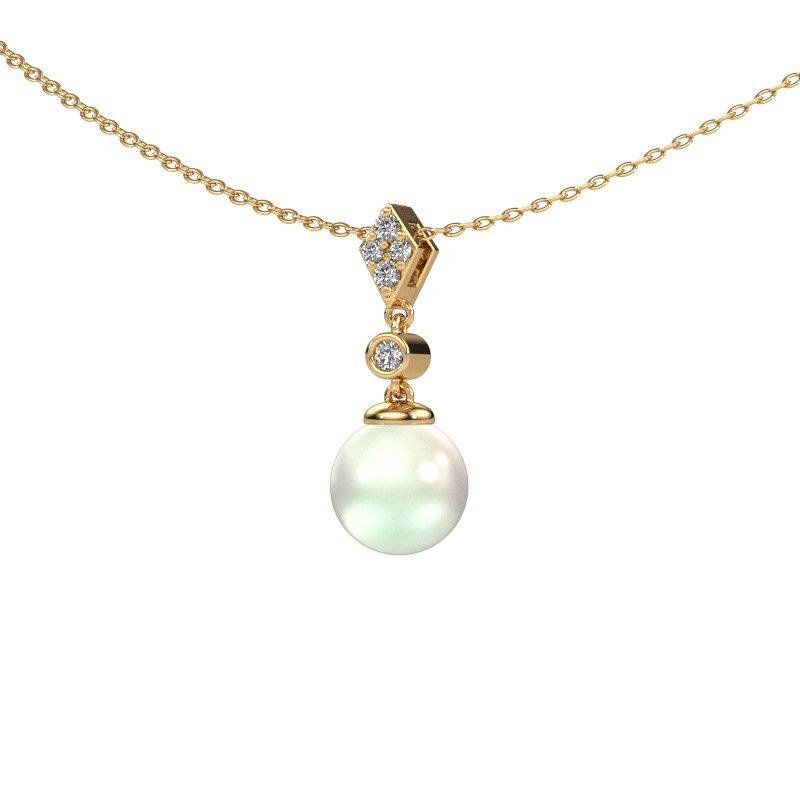 Pendant Marna 585 gold white pearl 5 mm