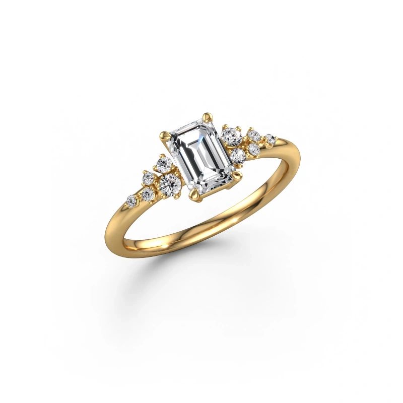 Ring Royce EME 585 gold lab grown diamond 1.033 crt