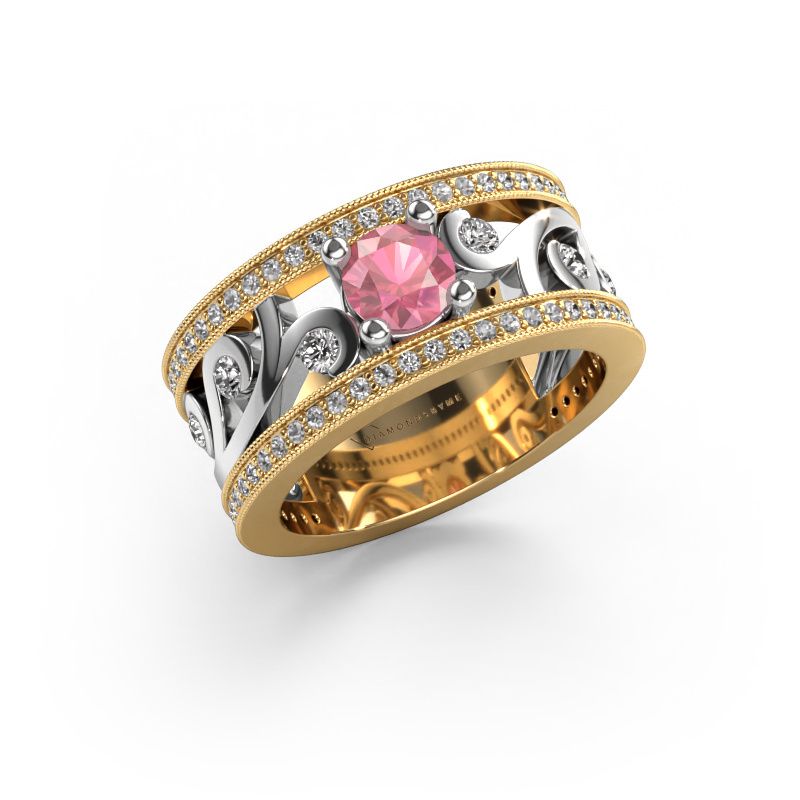 Ring Sanne 585 gold tourmaline pink 5 mm