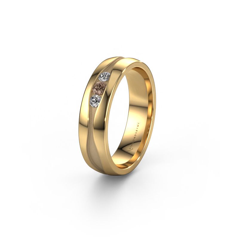 Alliance WH0172L25A 585 or jaune diamant brun ±5 x 1,7 mm
