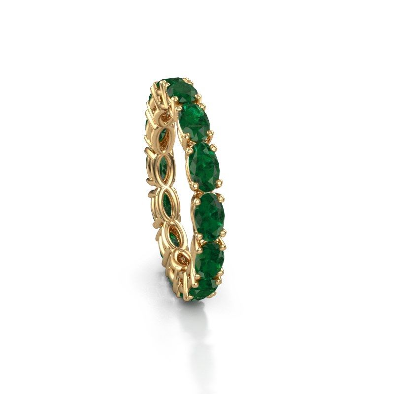 Bild von Ring vivienne ovl 5x3<br/>585 Gold<br/>Smaragd 5x3 mm