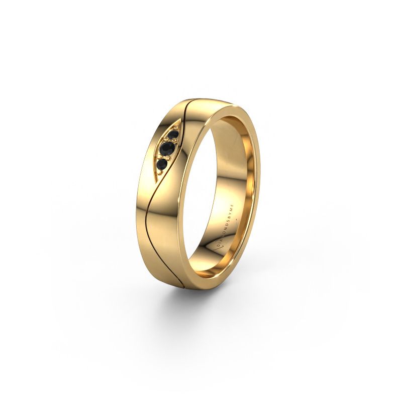 Ehering WH0730L25AP 585 Gold Schwarz Diamant ±5x1.7 mm