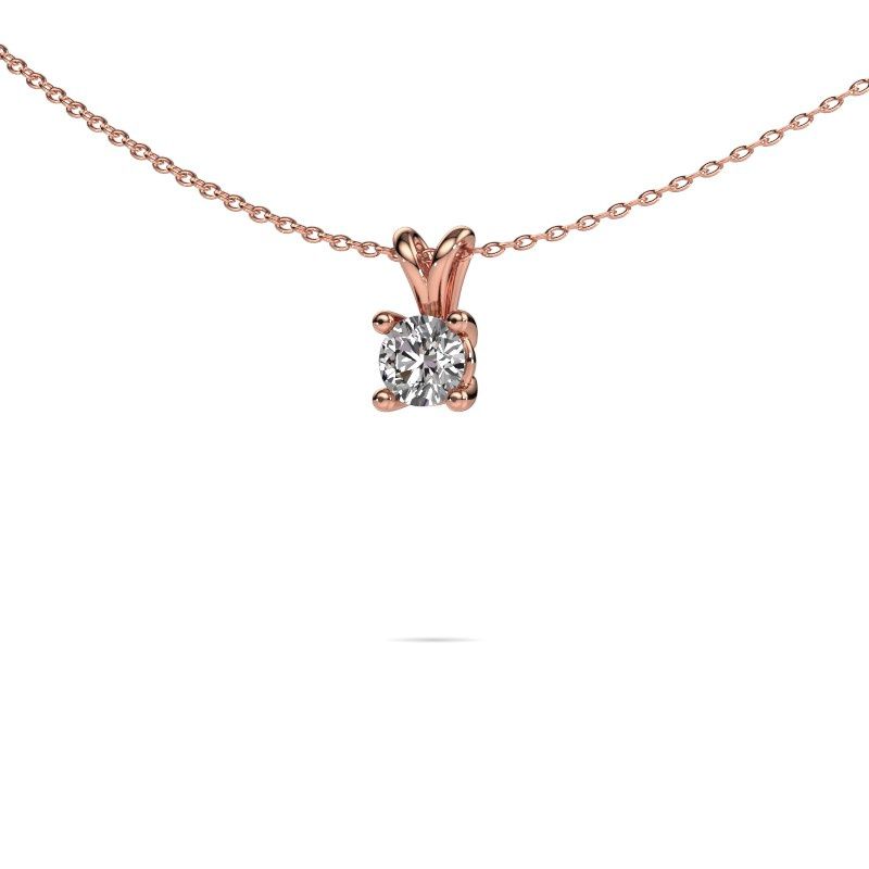 Anhänger Sam RND 585 Roségold Diamant 0.50 crt
