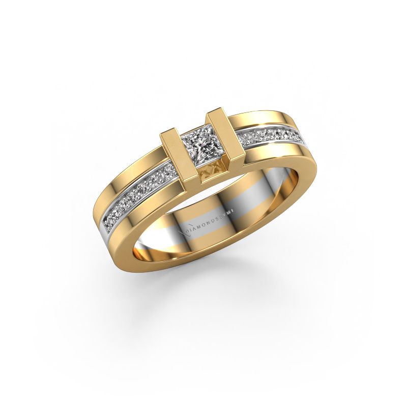 Bague de fiançailles Desire 585 or jaune diamant 0.305 crt