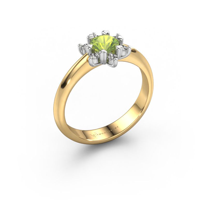 Ring Liesbeth 585 Gold Peridot 5 mm