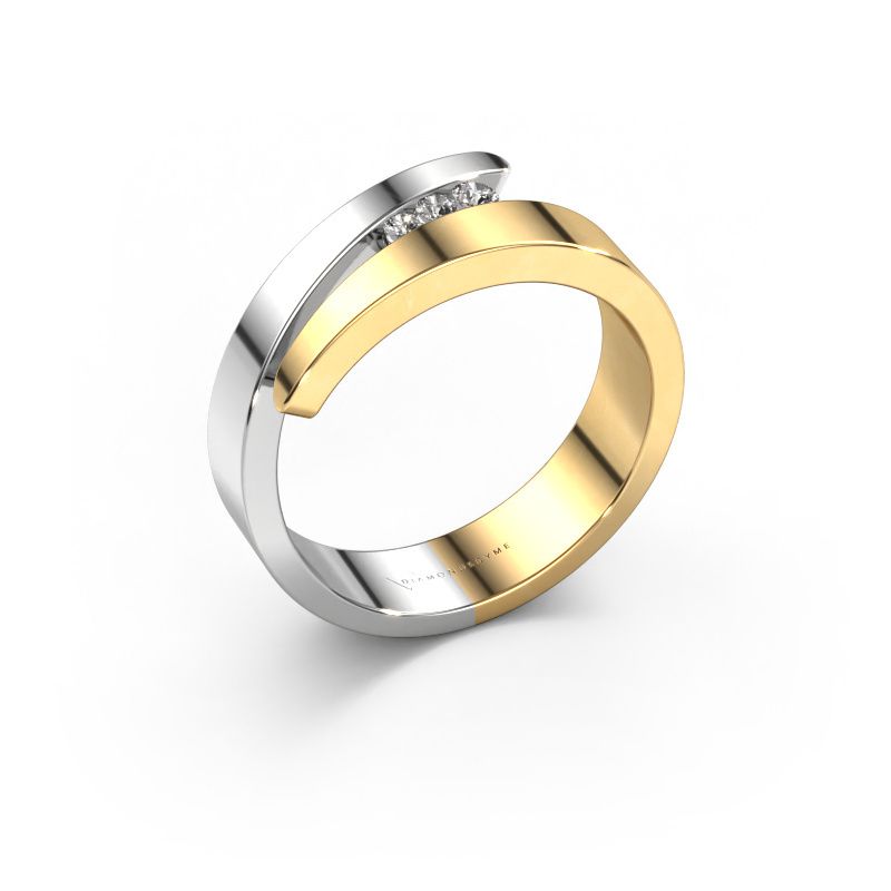 Ring Alia 585 goud diamant 0.065 crt