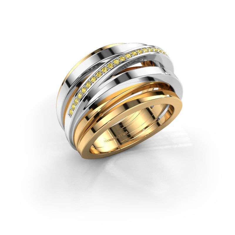 Image de Bague Swinda<br/>585 or jaune<br/>Saphir jaune 1 mm