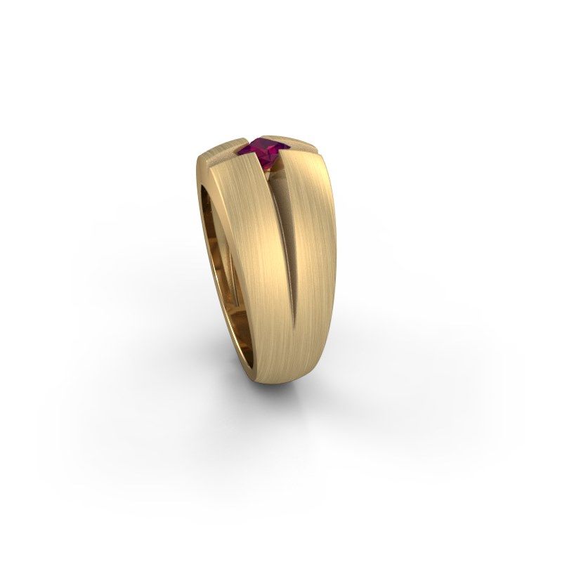 Image of Men's ring rens<br/>585 gold<br/>Rhodolite 3.5 mm