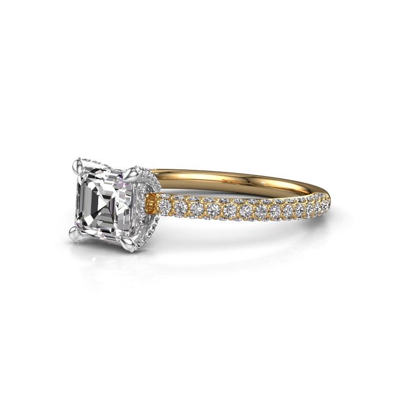 Image of Engagement ring saskia 2 ash<br/>585 gold<br/>diamond 1.598 crt