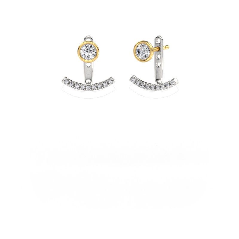 Ohrringe Rosetta 585 Weißgold Lab-grown Diamant 0.62 crt