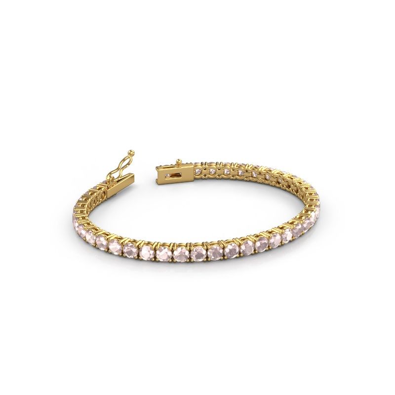 Tennis bracelet Shirley 4.0 585 morganite champagne gold 4 mm