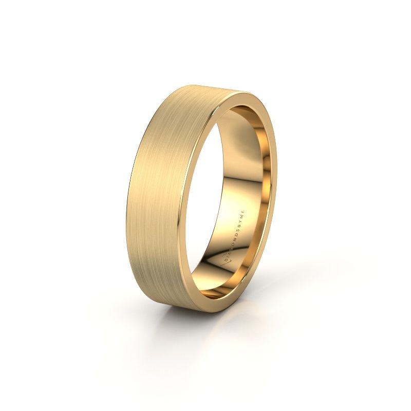 Wedding ring WH0100M16AM 585 gold ±6x1.7 mm