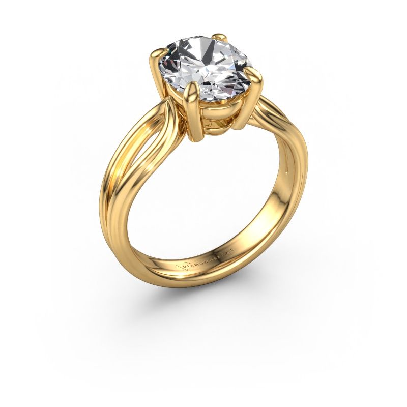 Engagement ring Antonia ovl 1 585 gold diamond 2.70 crt