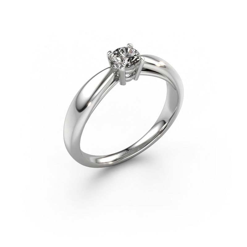 Engagement ring Nichole 950 platinum diamond 0.30 crt