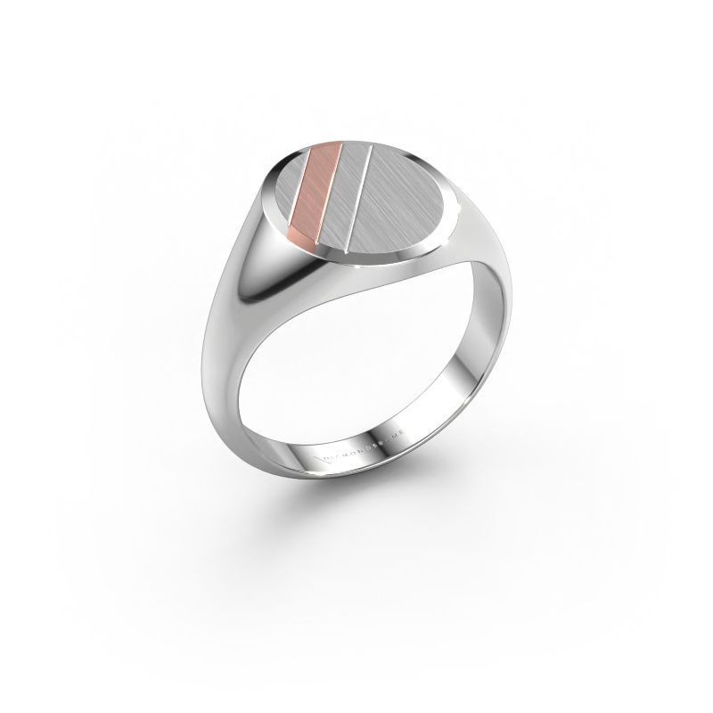 Zegelring Timo 2 585 witgoud