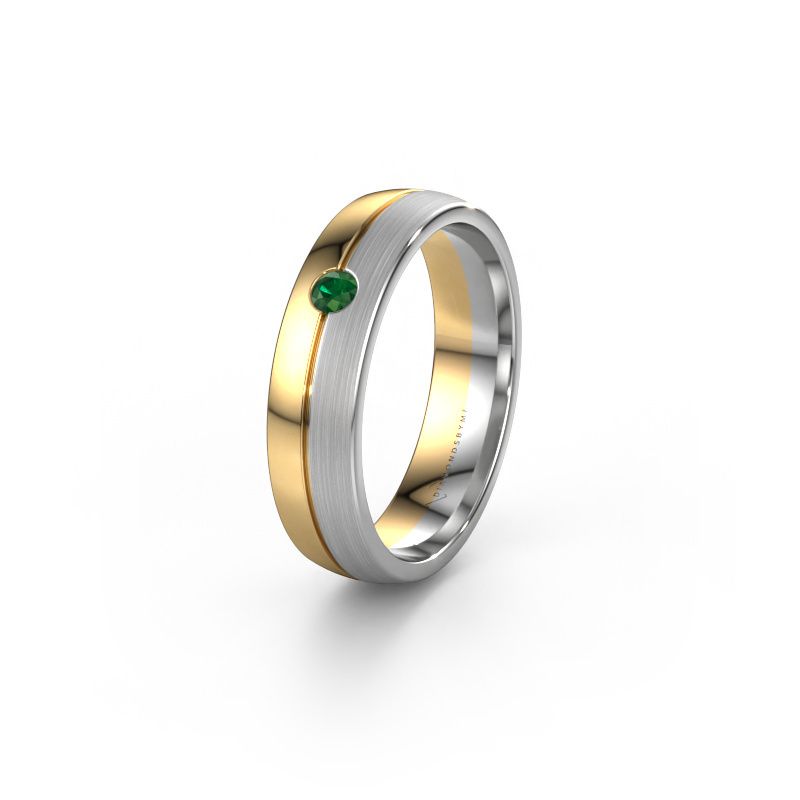 Ehering WH0201L25APM 585 Gold Smaragd ±5x1.7 mm
