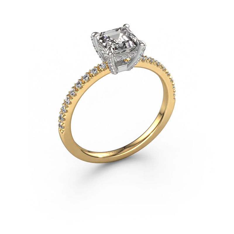 Verlovingsring Saskia 1 ASH 585 goud diamant 1.29 crt