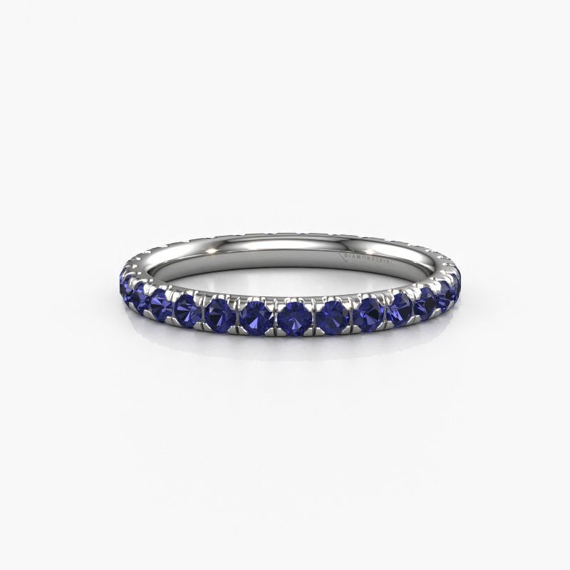 Image of Stackable Ring Jackie 2.0<br/>585 white gold<br/>Sapphire 2 mm