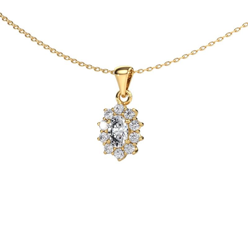 Anheng Leesa 585 gull lab-diamant 0.70 crt