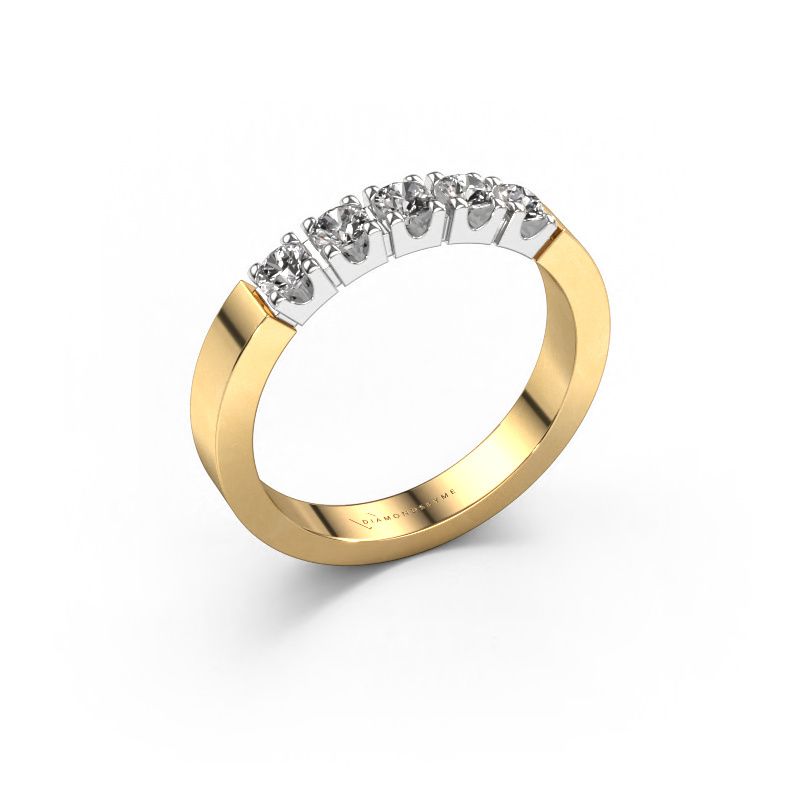 Ring Dana 5 585 gold zirconia 3 mm