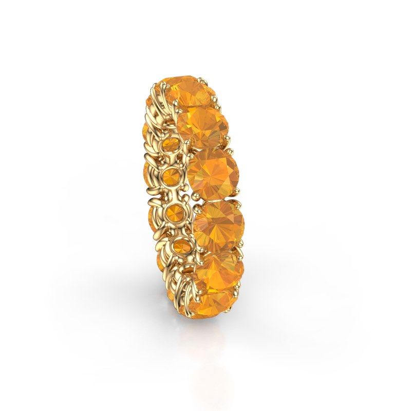 Bild von Ring vivienne 5.0<br/>585 Gold<br/>Citrin 5 mm