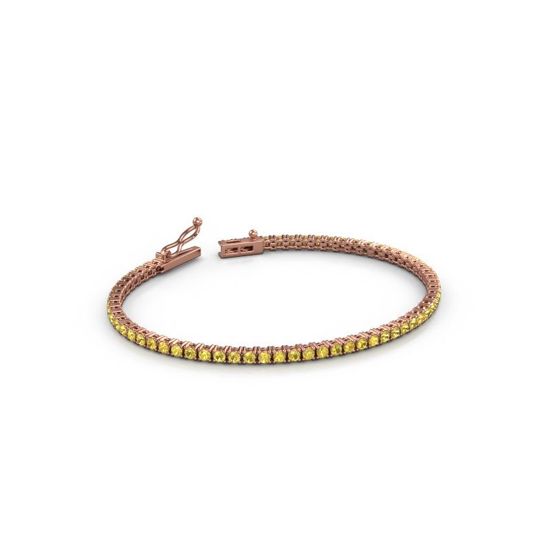 Tennisarmband Shirley 2.2 585 rosé goud 2.2 mm