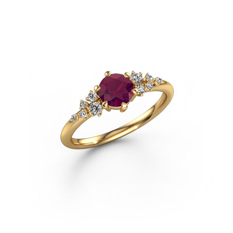 Ring Royce RND 585 goud rhodoliet 5.5 mm