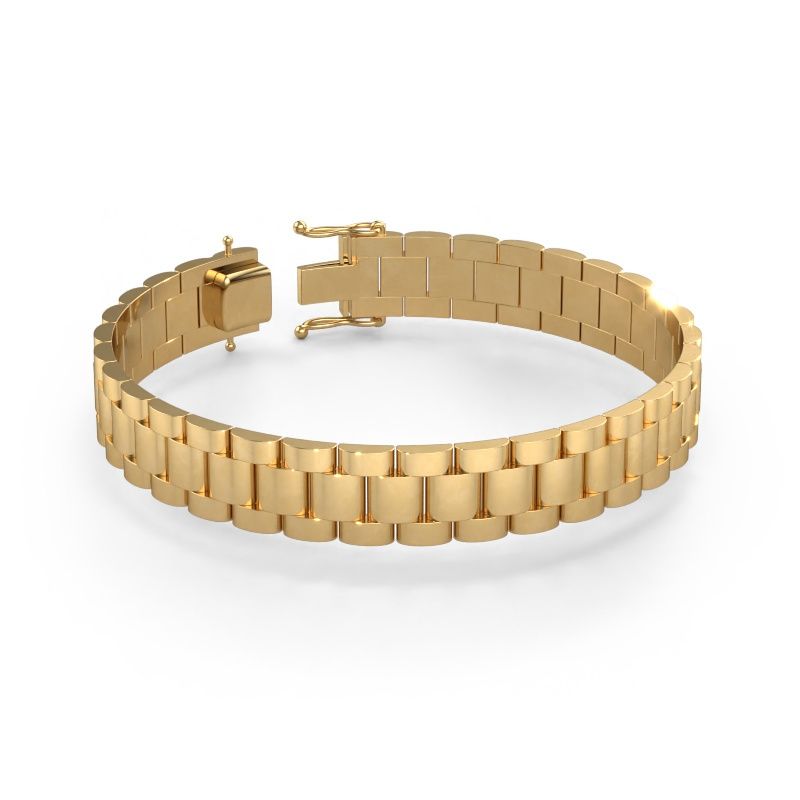 Bracelet Erik 12 mm 585 or jaune ±12 mm