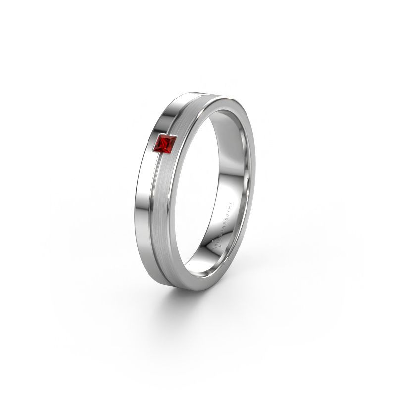 Ehering WH0201L14ASQPM 950 Platin Granat ±4x1.7 mm