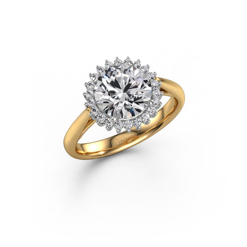 Engagement ring Tilly RND 1 585 gold lab grown diamond 2.00 crt