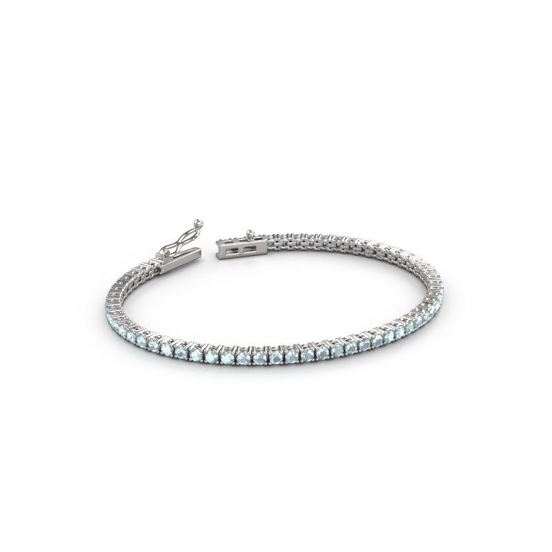 Bracelet tennis Shirley 2.4 585 or blanc 2.4 mm