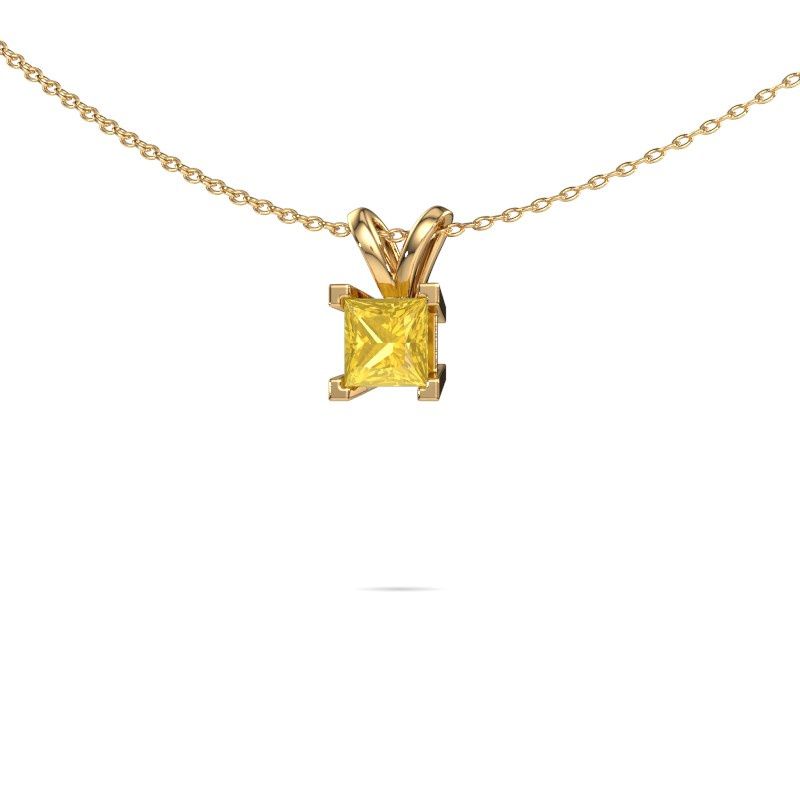 Anhänger Ariane 585 Gold Gelb Saphir 5 mm