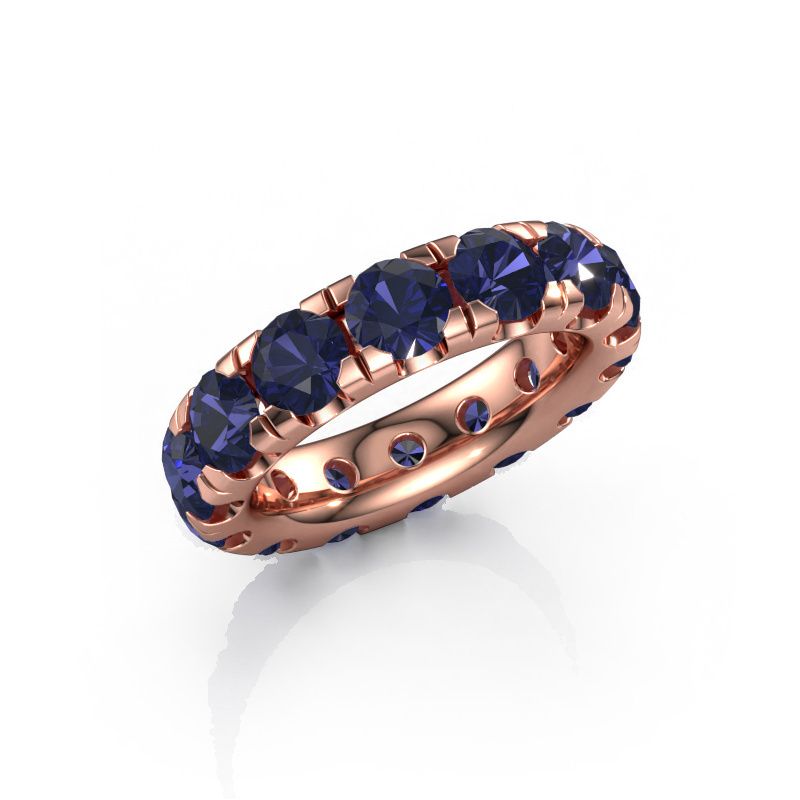 Stackable ring Jackie 4.7 585 rose gold sapphire 4.7 mm