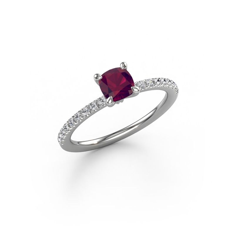 Verlobungsring Crystal CUS 2 950 Platin Rhodolit 5 mm