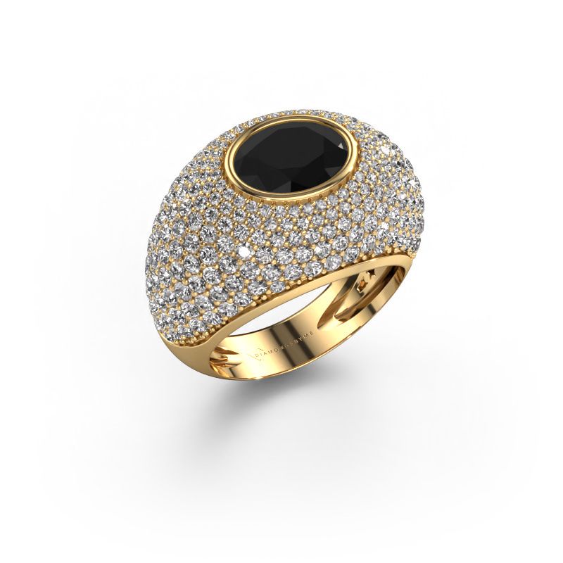 Ring Armida 585 Gold Schwarz Diamant 2.16 crt
