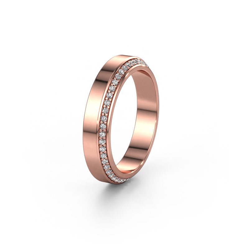 Ehering WH2106L14C 585 Roségold Diamant ±4x2.2 mm
