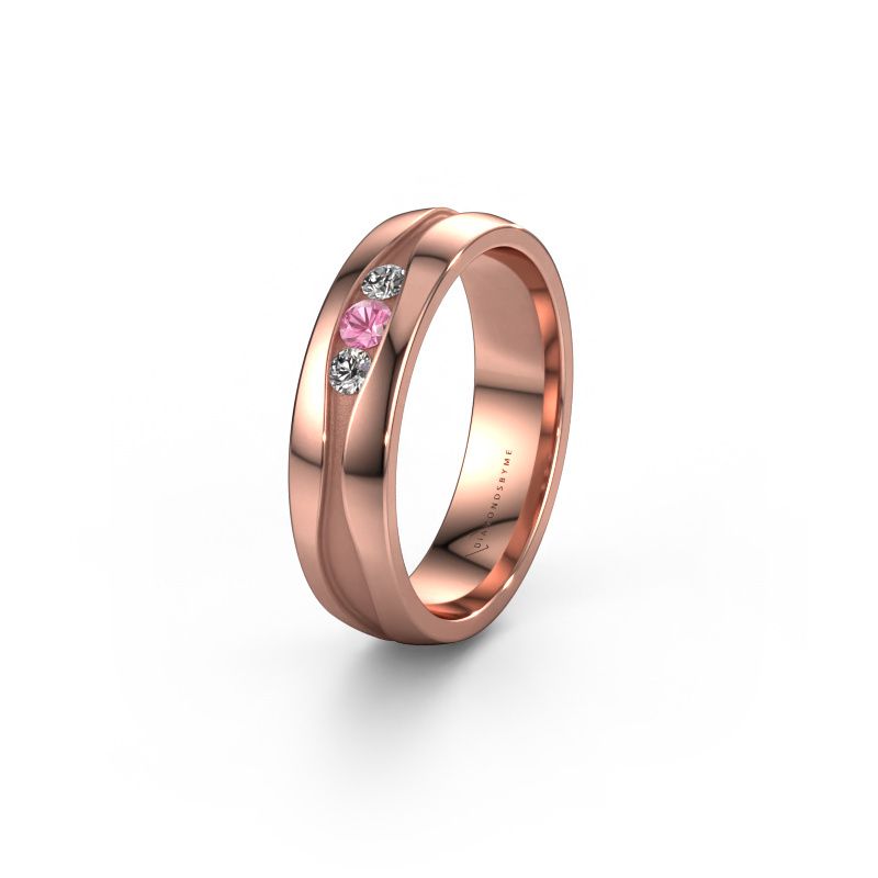 Alliance WH0172L25A 585 or rose saphir rose ±5 x 1,7 mm
