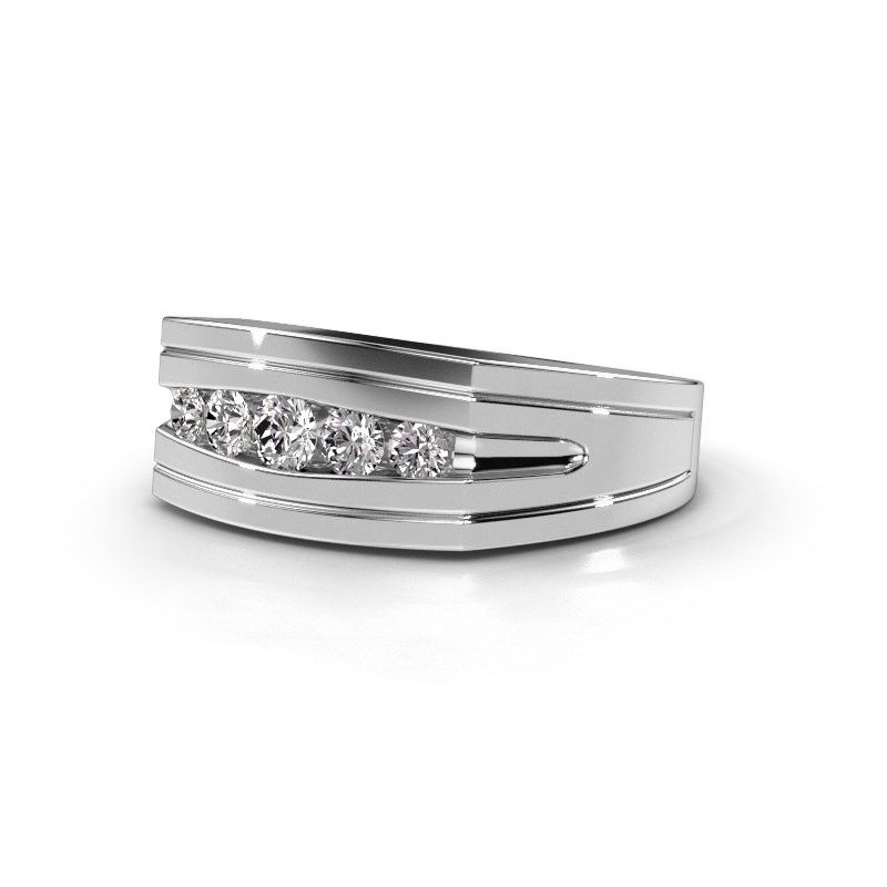 Image de Bague pour homme Huub<br/>950 platine<br/>Diamant 0.56 crt