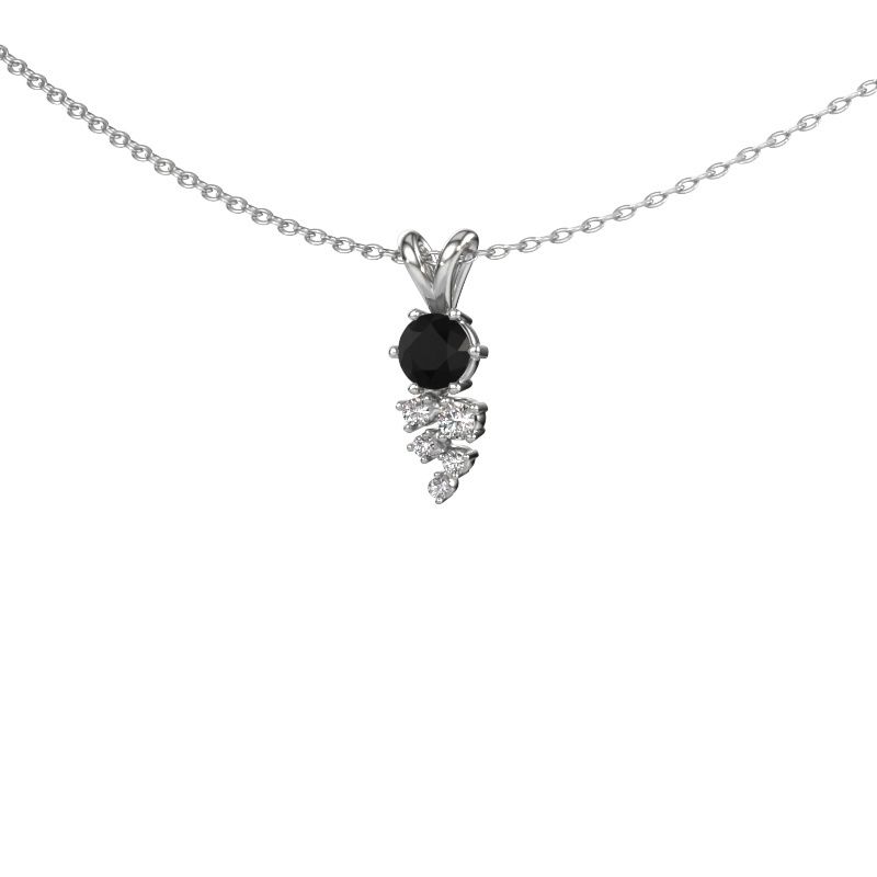 Pendant Royce 950 platinum black diamond 0.30 crt