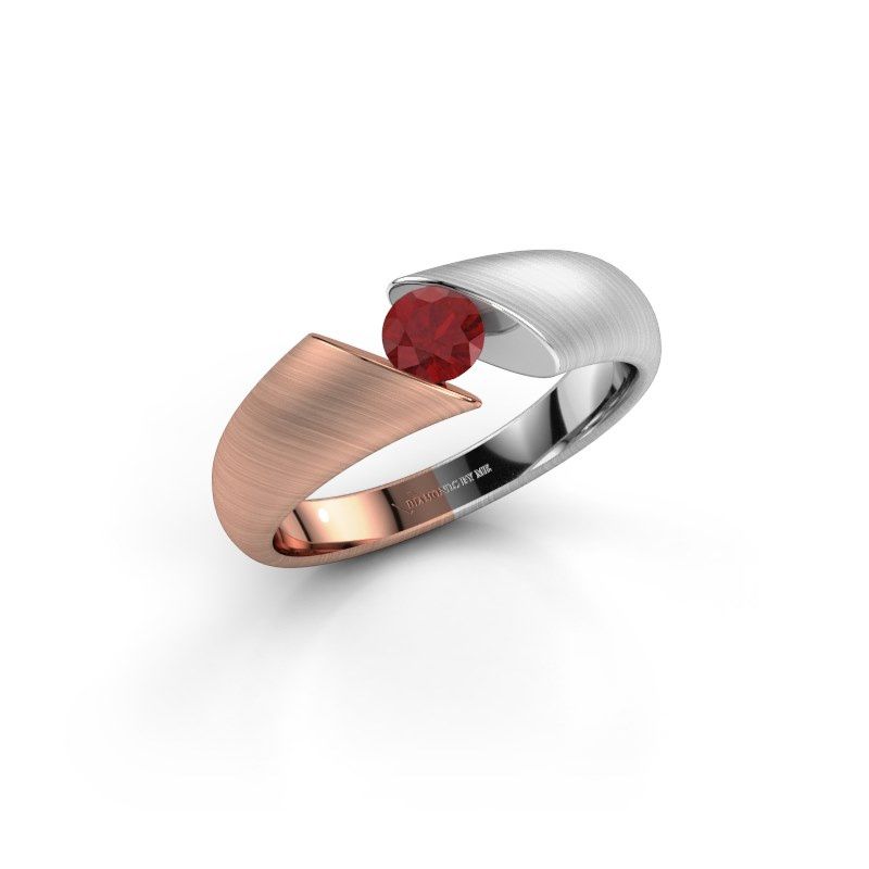 Image of Ring Hojalien 1<br/>585 rose gold<br/>Ruby 4.2 mm