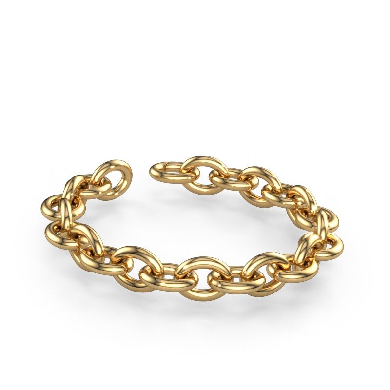 Armband Oval link 3 15.0 585 goud ±15 mm