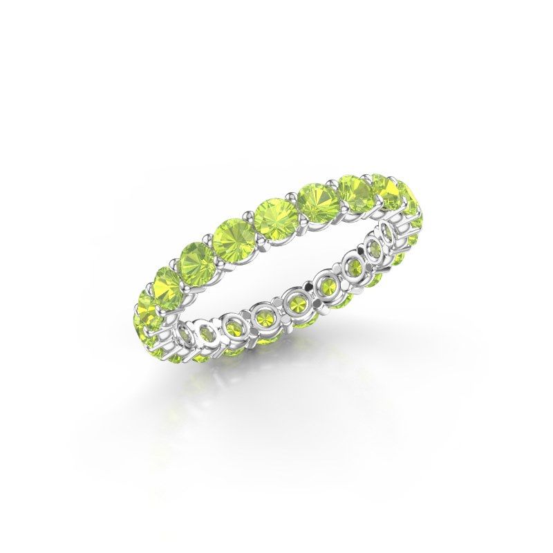 Bild von Ring heddy rnd 2.9<br/>585 Weißgold<br/>peridot 2.9 mm