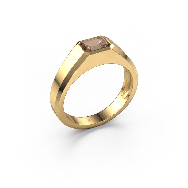 Men's ring Dylan 1 585 gold brown diamond 1.15 crt