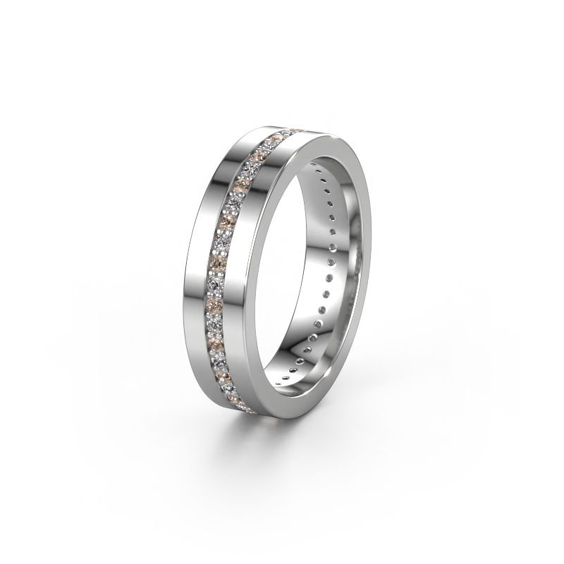 Ehering WH0103L15BP 950 Platin Braun Diamant 0.44 crt ±5x2 mm