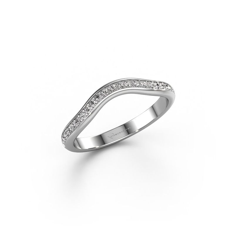Vorsteckring SRH0329C20H4 585 Weißgold Diamant 0.188 crt